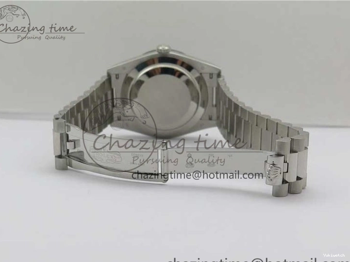 SS Dial 1:1 A2836 Tiffany SS Bracelet Maker Roman Date 40 Bp Blue Edition Day on Best 0412